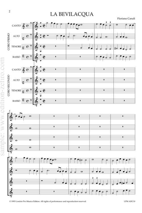 Canali - La Bevilacqua à8 -1618