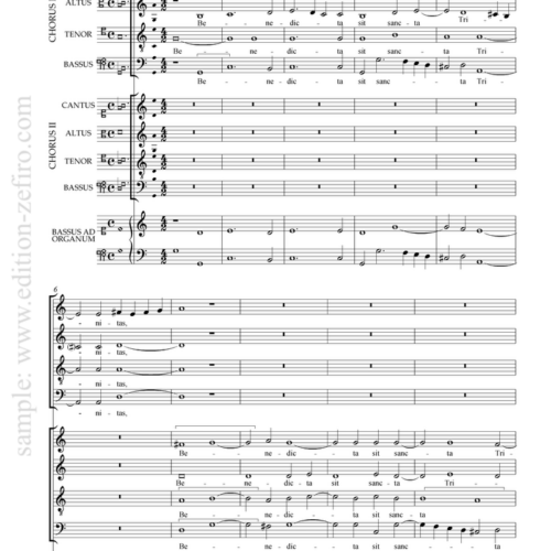 Peter Phillips - Benedicta sit Sancta Trinitas à8