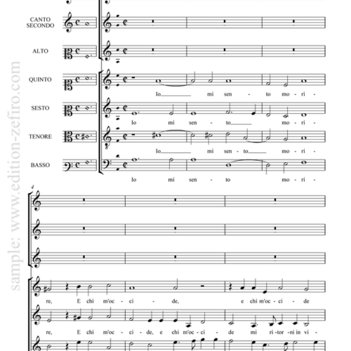 Andrei Gabrieli - Io mi sento morire à7 -1586