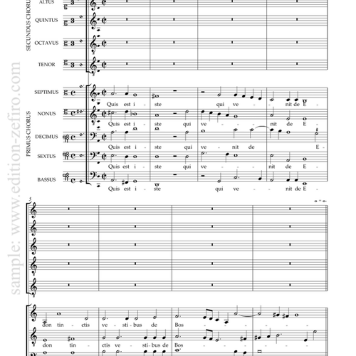 Gabrieli - Quis est iste a10 - 1597