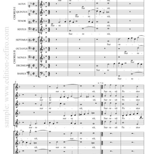 Giovanni Gabrieli: Surrexit Pastor Bonus a10