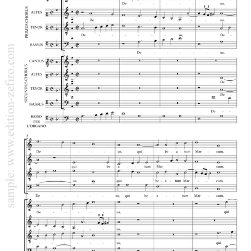 Bassano: Deus qui beatum Marcum à8 (1598)