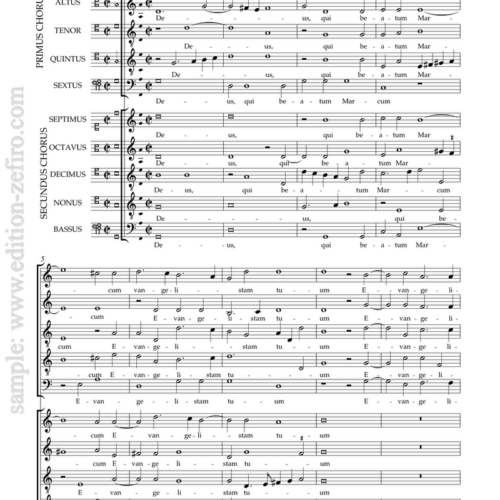 Gabrieli: Deus qui beatum Marcum à10