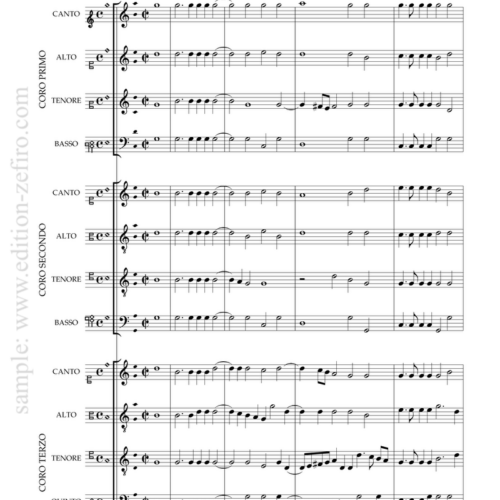 Pietro Lappi - Canzon La Monteverde à13 (1618)