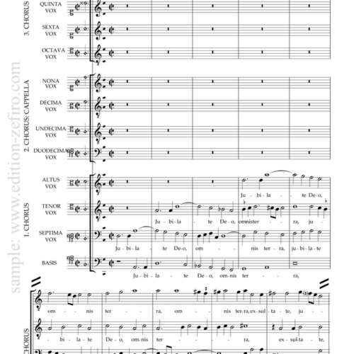 Hans Leo Hassler - Jubilate Deo à12 (1615)