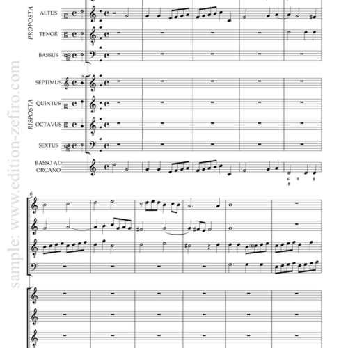 Grillo - Canzon in ecco a8 - 1618