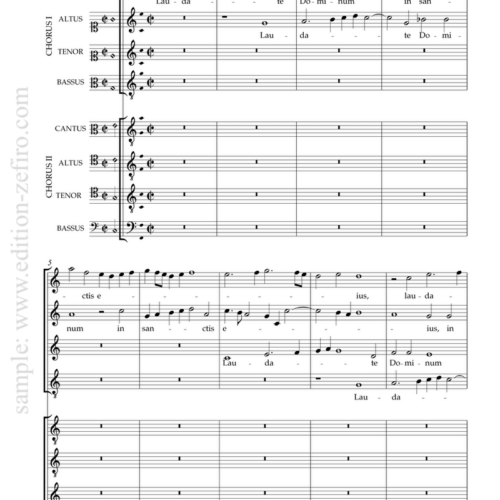 Hans Leo Hassler - Laudate Dominum a8