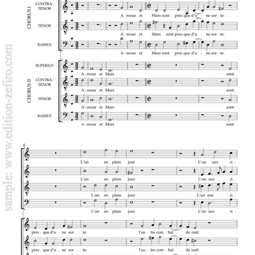 Claude Le Jeune - Amours et Mars a8 - 1586