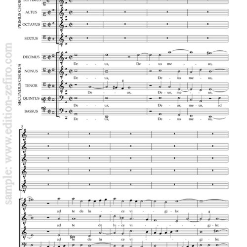 Giovanni Gabrieli - Deus, Deus Meus a10 1587