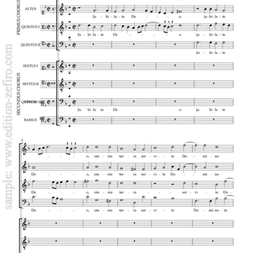 Asciano Trombetti - Jubilate Deo a8