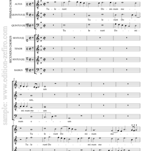 Asciano Trombetti - Tulerunt Dominum a8