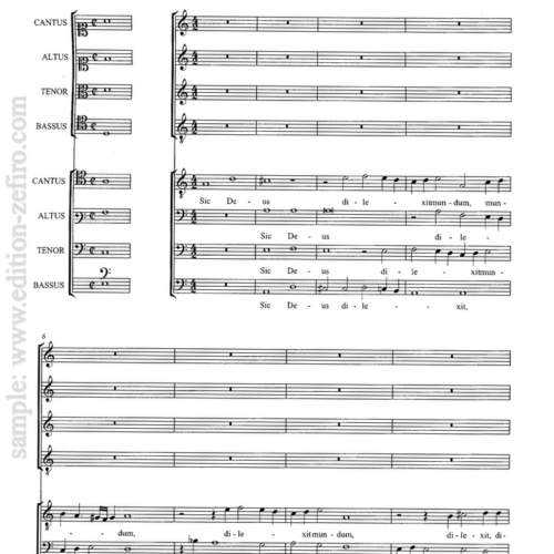 Samuel Scheidt - Sic Deus dilexit a8