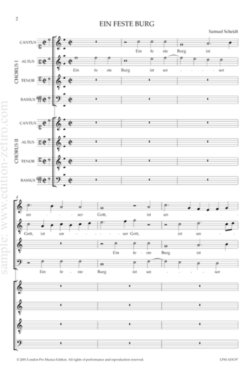 Samuel Scheidt - Ein feste Burg a8