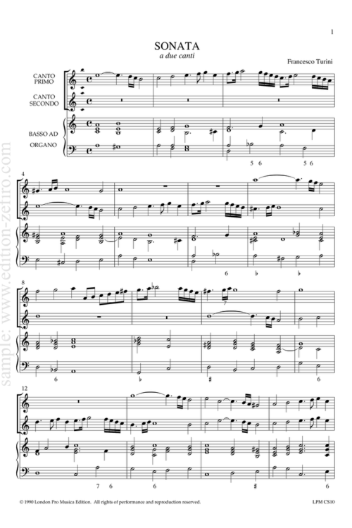 Francesco Turini: Sonata
