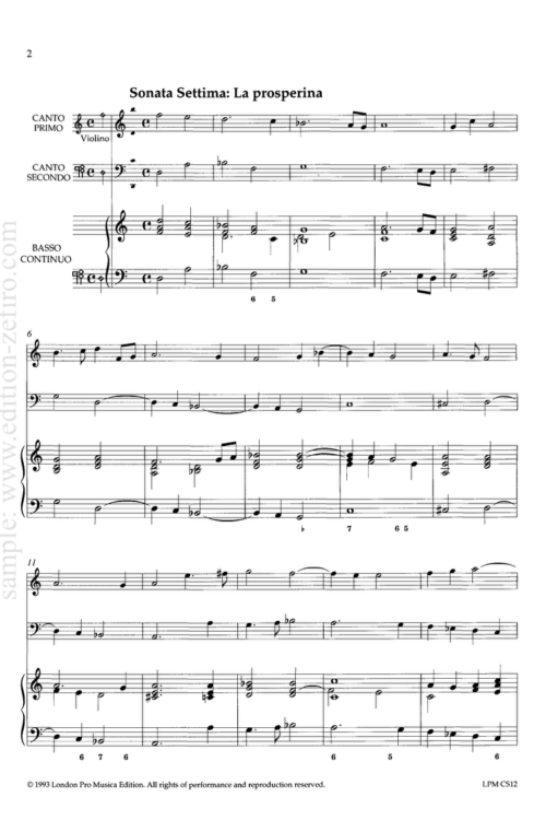 Uccellini: Two Sonatas from Op.4