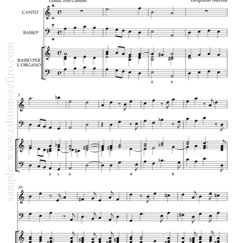 Tarquino Merula - 2 Sonatas (1624)