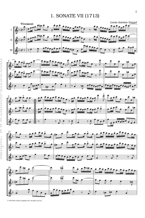 Dornel: 2 Sonatas à3