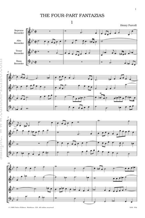 Purcell: The 4-part Fantasies