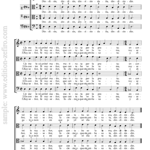 4 Villanelle from the Cancionero de Palacio (viols)