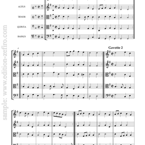 7 Gavottes (viols) : Michael Praetorius