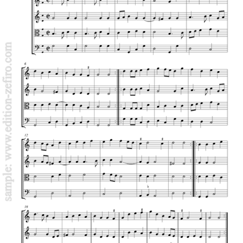 Four Pieces from the Mulliner Book (scored for viols)