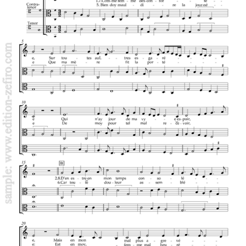 Two French Songs of the fifteenth century (viols) : Anonymous