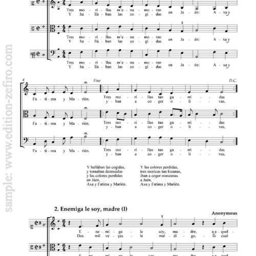 6 villancicos from the Cancionero de Palacio (viols)