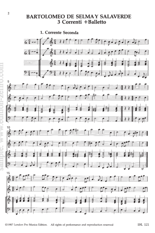 3 Correnti : Bartolomeo Selma y Salaverde