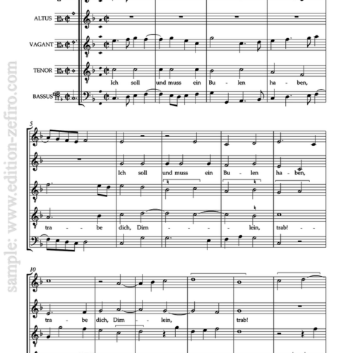 Two Lieder (5 part) : Ludwig Senfl