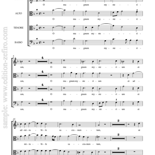 O Magnum Mysterium (viols) : Giovanni Gabrieli