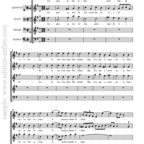 Two Villanelles : Giaches Wert