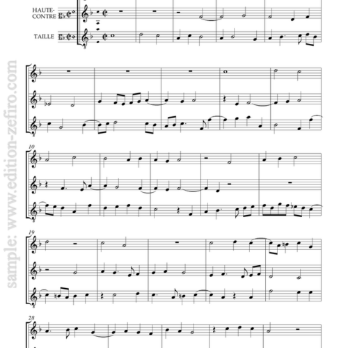 Three Fantasias à3 : Eustache Du Caurroy.