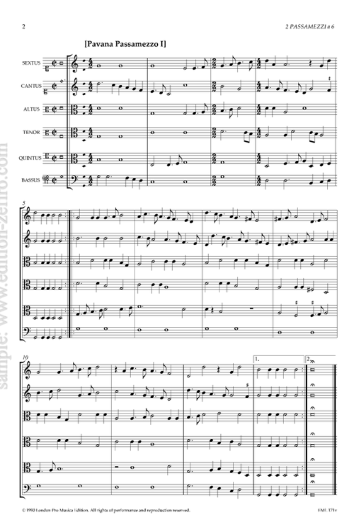 Two Passamezzi from the Hessen Books (viols)