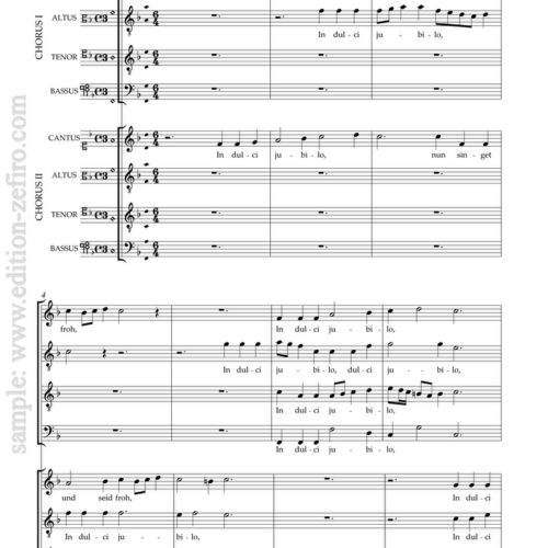 Michael Praetorius - In dulci jubilo à8