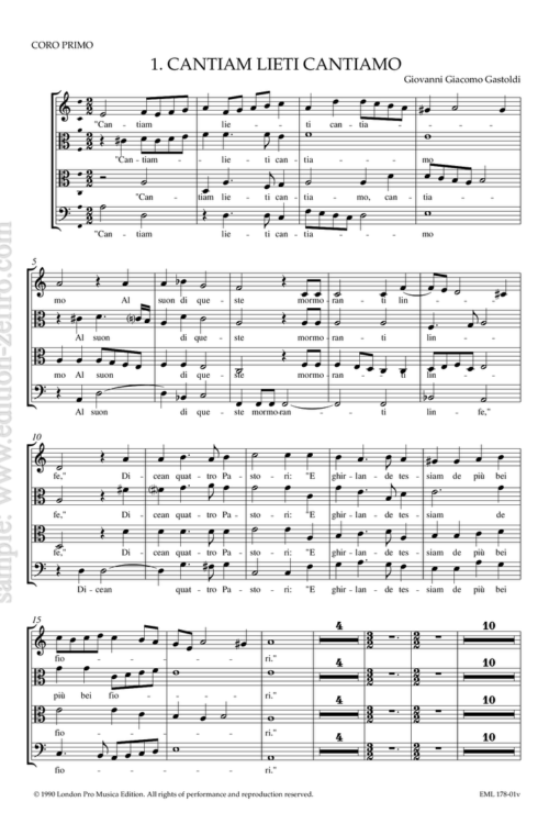 Giovanni Giacomo Gastoldi - Two Dialoghi à8 (viols)