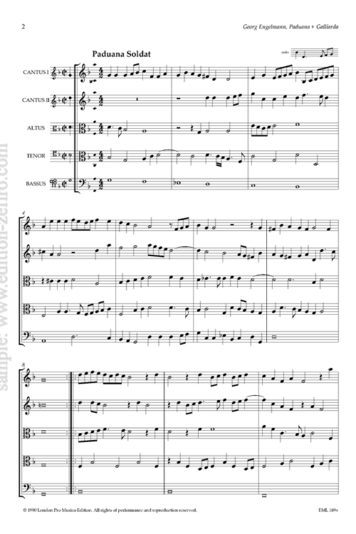 Georg Engelmann - Paduan and Galliard (viols)