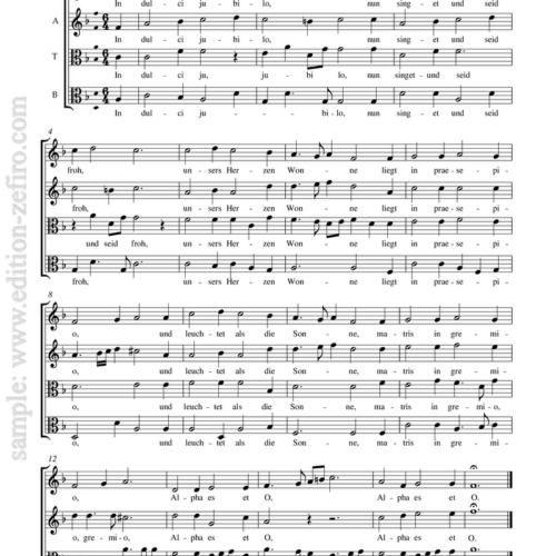 Hieronymus Praetorius - Two Christmas Hymns (viols)