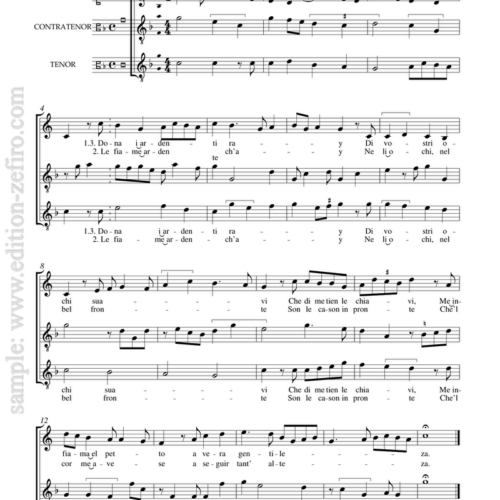 Four Italian Songs : Guillaume Dufay