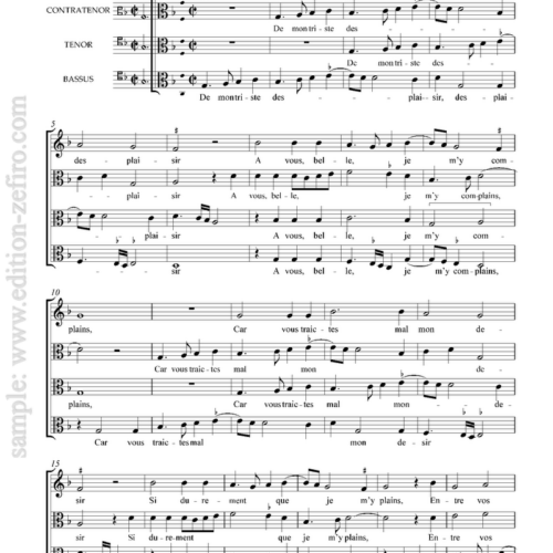 Jean Richafort - Two Chansons à4 (viols)