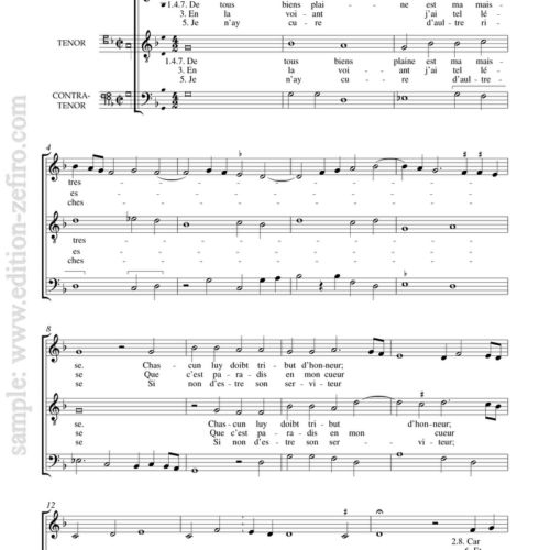 Hayne van Ghizeghem - Two Famous Rondeaux à3