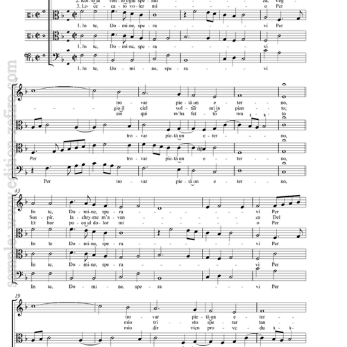 Josquin des Prés - Two Italian Songs (viols)