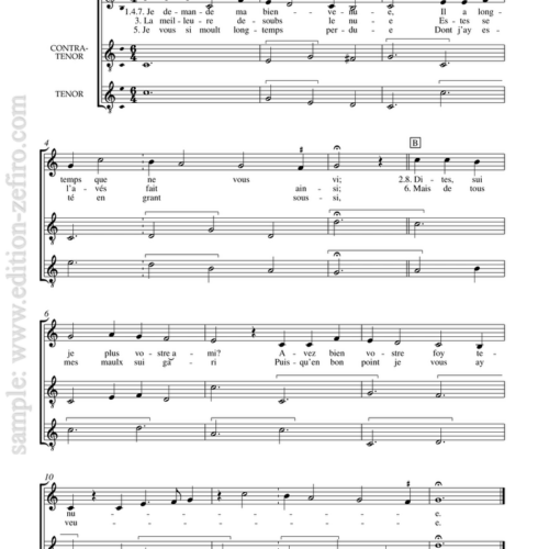 Four French Songs of the early 15th century