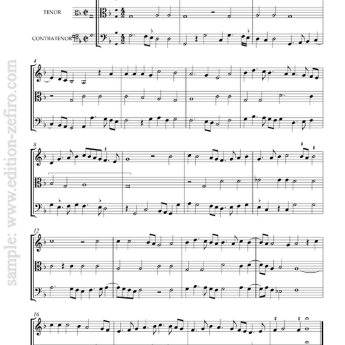 Alexander Agricola - Five Instrumental Pieces à3 (viols)