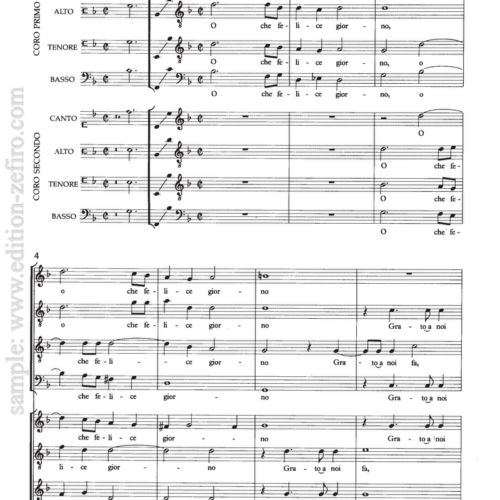 Giovanni Gabrieli - O che felice giorno