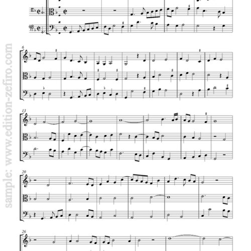 Johannes Ghiselin - Five Instrumental Pieces à3 (viols)