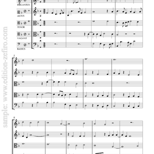 Ludwig Senfl - Vivo ego dicit Dominus à5 (viols)