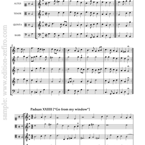 Valentin Haussmann - Paduan & Galliard 'Go from my window' and other pieces