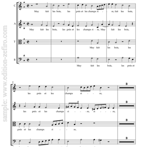 Claude Le Jeune - May fait les bois (viols)