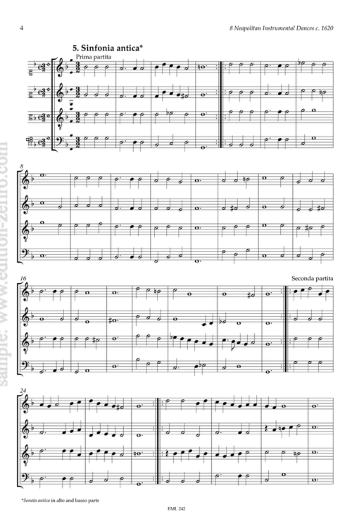 Eight Neapolitan dances à4