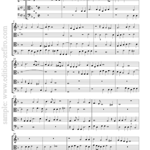 Adriano Banchieri : Two canzoni da sonar à4 (viols)